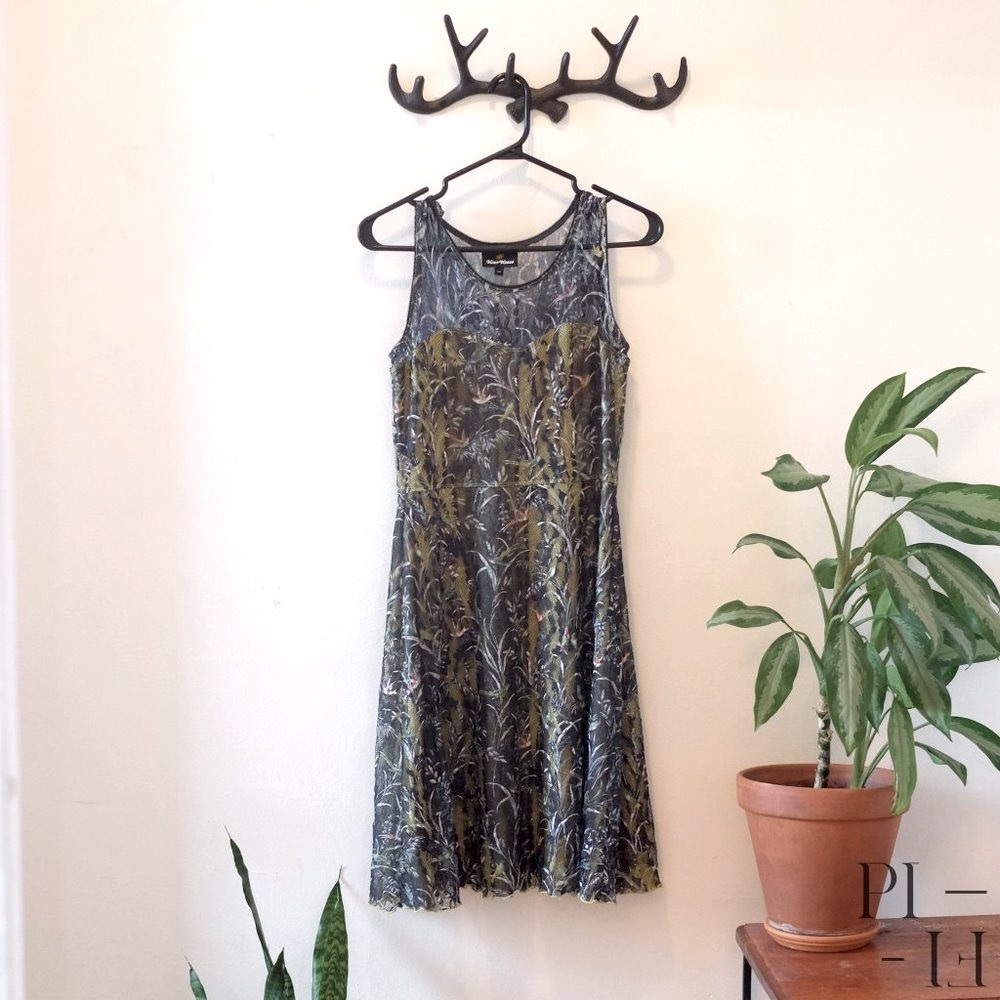 Canadian designer Karkass beautiful tropical dress